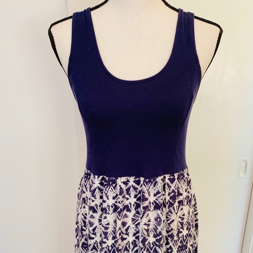 Mudd Navy Blue Long Maxi Dress- size M